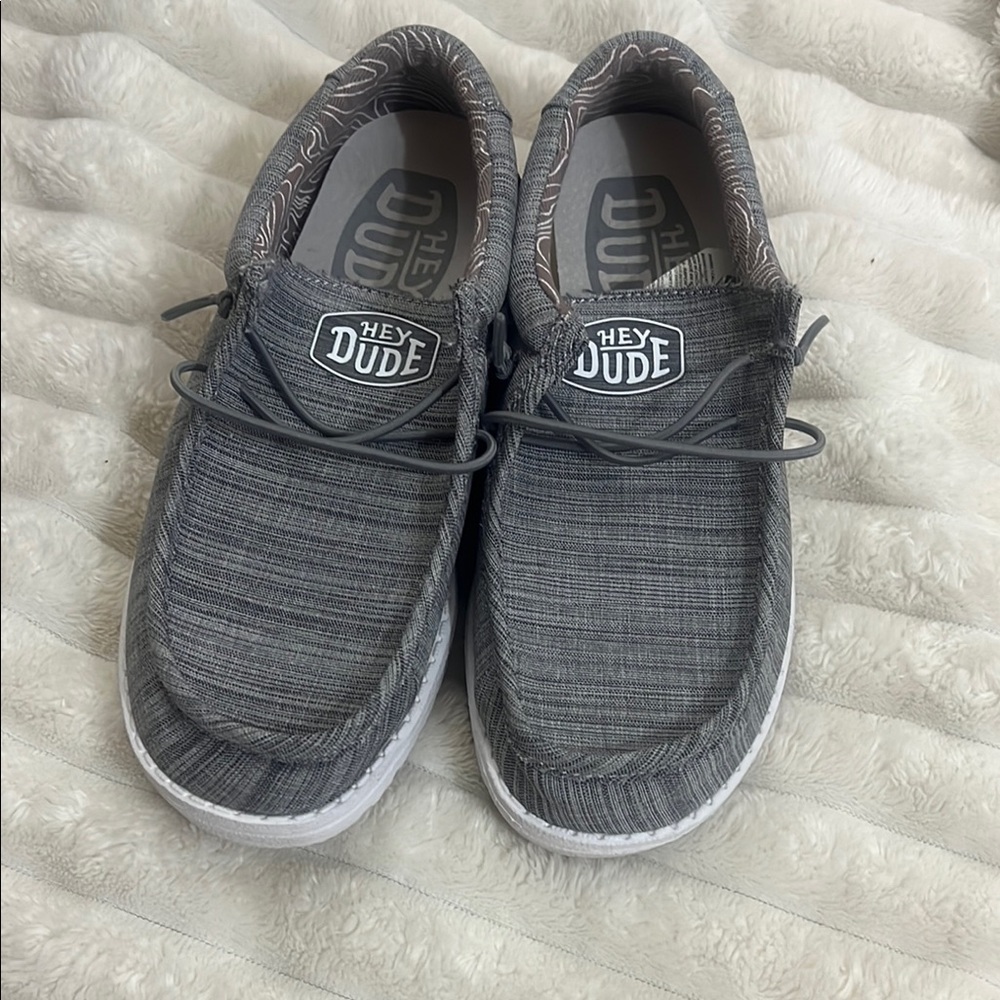NEW Hey Dude women’s Gray Casual Shoes